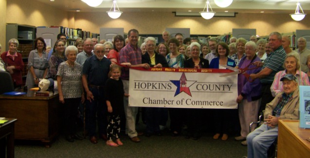 Genealogical Society Ribbon Cutting