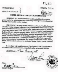 Franklin ban