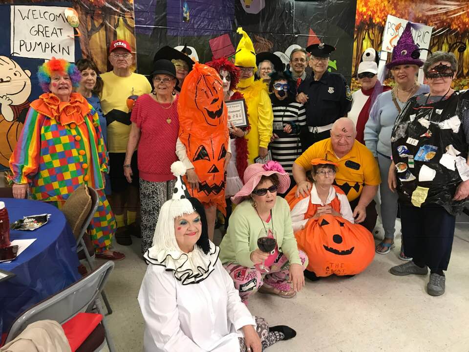 Halloween Costume Winners at Seniors Center Party Ksst Radio
