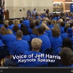 Jeff Harris Keynote Speaker At SSISD Staff Convocation