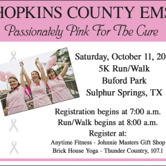 Passionately Pink For the Cure – April McGuffey Hopkins County EMS