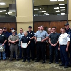 2015 Hopkins County Chamber of Commerce Law Enforcement Appreciation Dinner Award Recipients