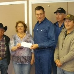 Hopkins Rains County Farm Bureau Donates $500.00 to Meal-A-Day