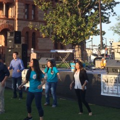 Despite Slow Start for the Day, Celebration Plaza is in Full Swing