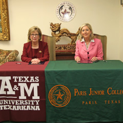 PJC, A&M-Texarkana Sign Dual Admissions Agreement