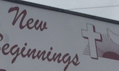 New Beginnings Fellowship Building Damaged