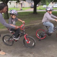 First Grade Students Learn Bicycle Safety