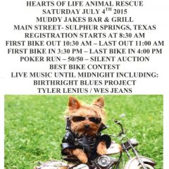 Hawgs 4 Dawgs Benefit Ride July 4th, 2015