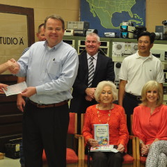 Mary Bonham, Lions Club Partner to Build Sidewalks