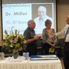 Dr. Miller Celebrates 50 Years as Licensed Physician