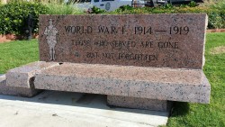 Memorial bench