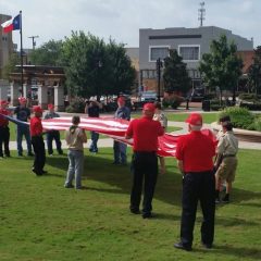 Marine Corp League, Boy Scouts Remove Flags
