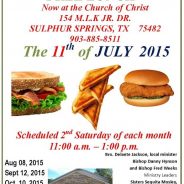 Community Outreach Free Lunch – July 11th, 2015