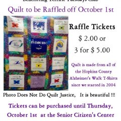 “Walk to Remember” Quilt You Can Win