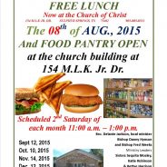 Community Outreach Lunch and Food Pantry Open at M.L.K. Church of Christ