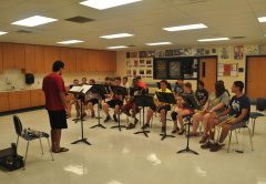 “Updated” SSHS Band Practice Underway