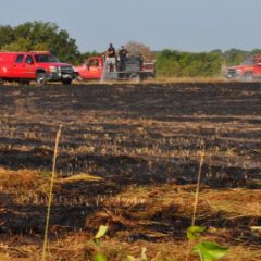 County Firefighters Battle A Dozen Grass, Pasture Fires Over Nov. 23-24 Weekend