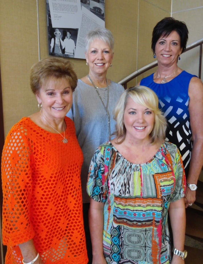 Left to Right: Donna Rudzik, Polly Swatsell, Carrie Crowson, Gloria Mitchell