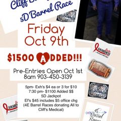 5D Barrel Race Benefits Bailey