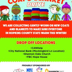 Needed: Gently Used Coats of all sizes and New Blankets