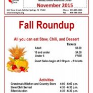 Wesley Fall Round Up Saturday