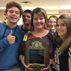 Stinson Named Family and Consumer Science Teacher of the Year