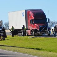 Work Convoy, Semi Truck Accident on I-30