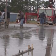 Pavilion Construction Begins With Foundation Pour Thursday