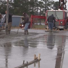 Pavilion Construction Begins With Foundation Pour Thursday