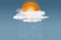 rain storm sun weather