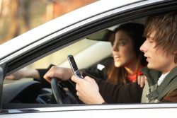 Couple in a car
