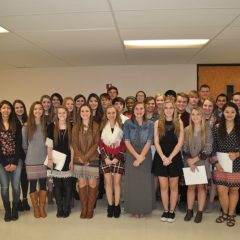 SSHS NTHS Inducts New Members