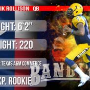 Rollison Continuing Gridiron Career