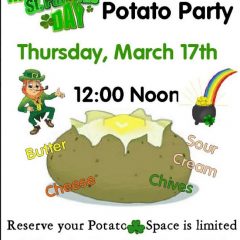 Baked Potato Party, March 17th, 2016