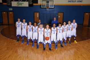 L to R: Logan Camp, Trevor Moore, Clayton Wilson, Branson McGill, Coach John Carlise, Matthew Gurley, Dakota Patridge, Walker McGill, Coach Bill Giles, Adam Valenzuela, Lane Bench, Jonathan Van Holten and Michael Simmons.