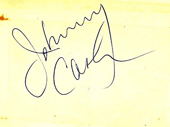 Johnny Cash's Autograph