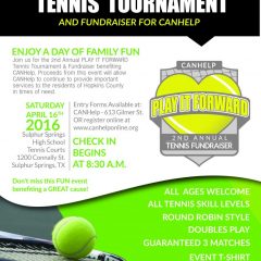 CANHelp “Play it Forward” Tennis Tournament
