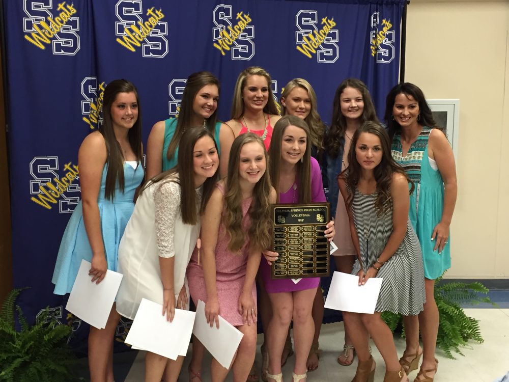 Lady Cats Volleyball Team, 2016 MVPs