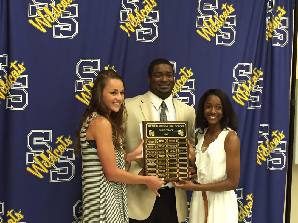 Abbi Baier and Imani Taylor, Lady Cat Track MVPs