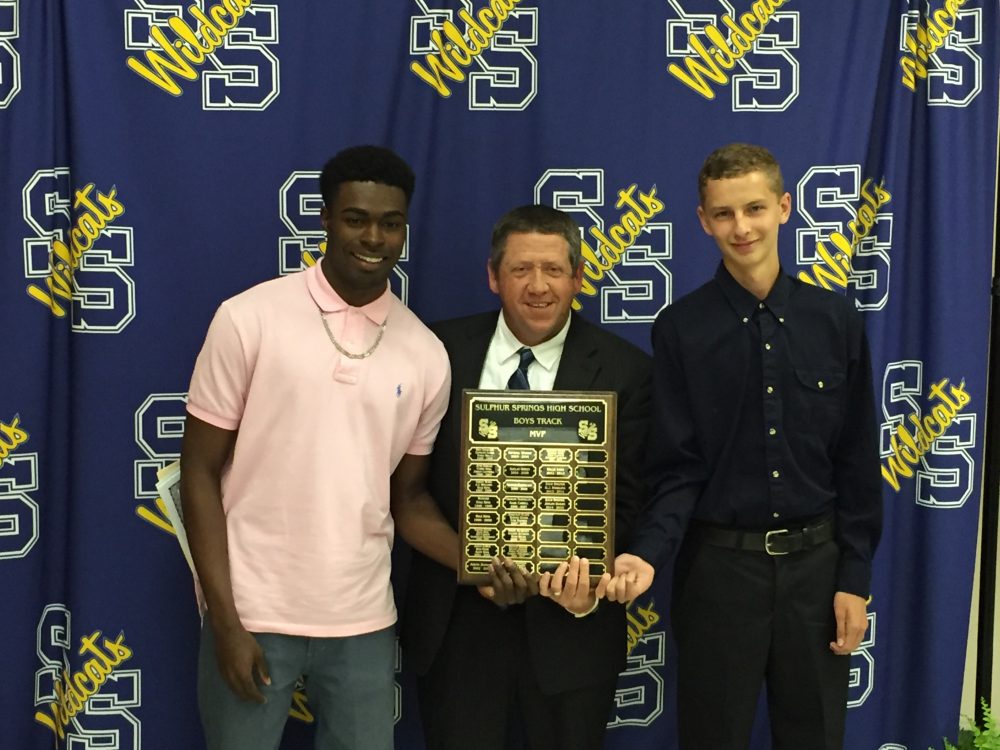 Bubba Hall and Jacob Gatewood, Wildcat Track MVPs