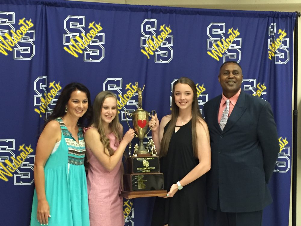 Sidney Dietze and Lexie Moore, James Cameron Fighting Heart Award