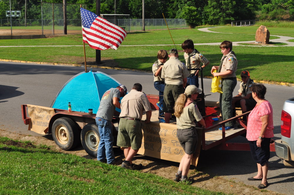 Parade Staging Area