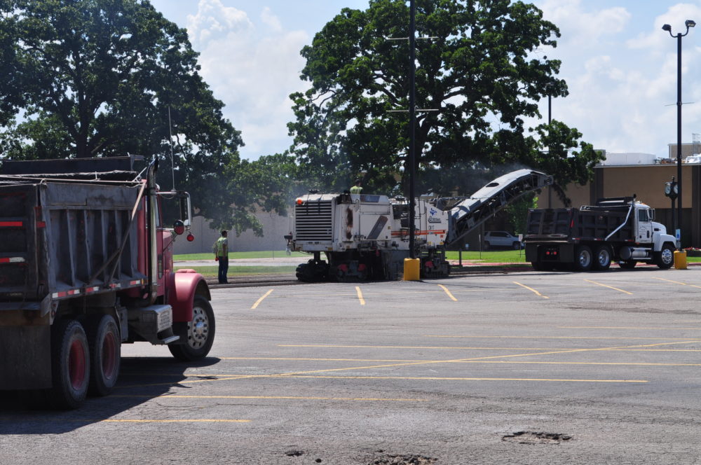 Repaved Lot