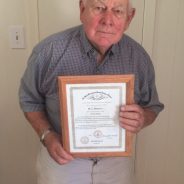 H.L Harness Receives Plaque For His Accomplishments!