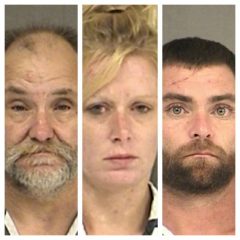 Three Arrested For Possession of Meth