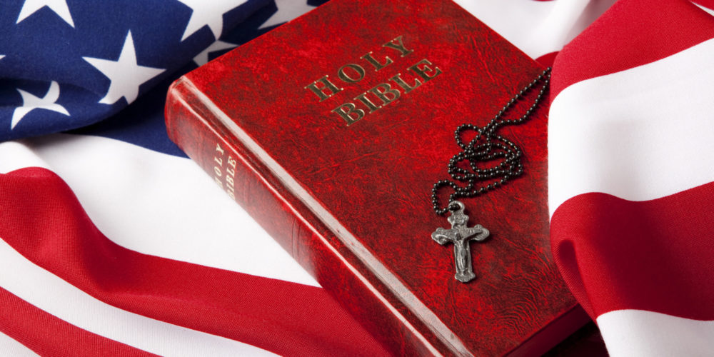 Flag and Bible