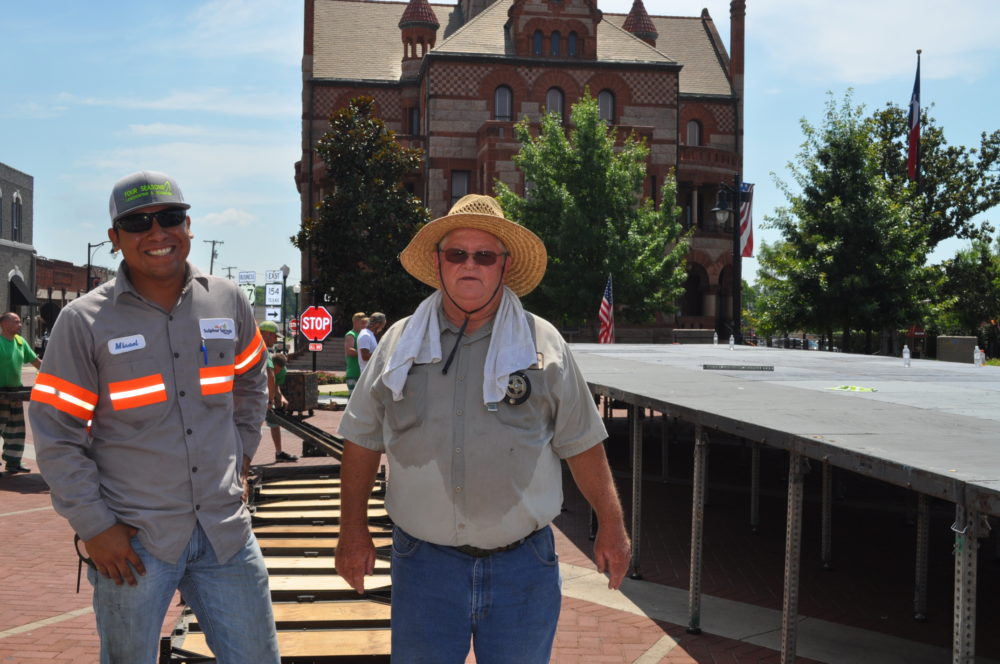 Independence day stage