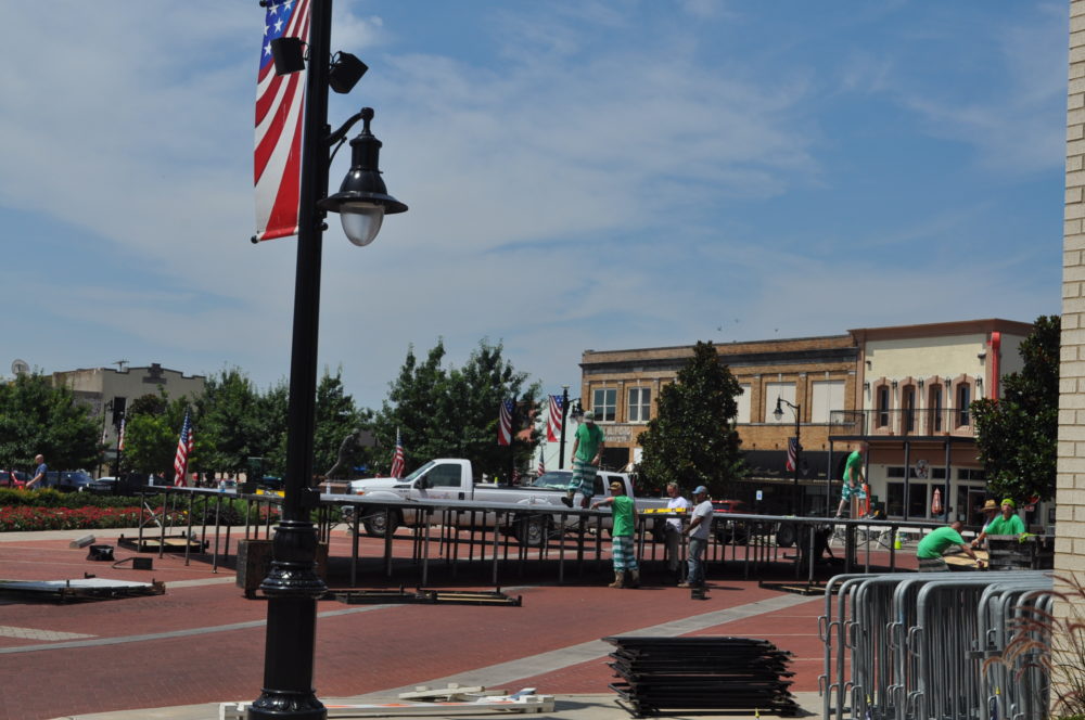 Independence day stage