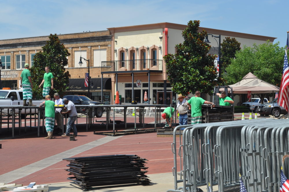 Independence day stage