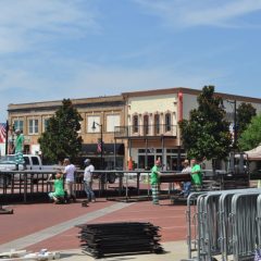 Update on the Independence Day Celebration Stage
